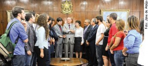 Presidente do Senado recebe juventudes e parlamentares