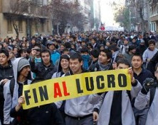 Estudantes chilenos protestam por educação universitária gratuita